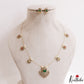 Pretty Floral Motifs CZ Invisible Chain NC3250 (Available In 6 Colors)