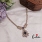 Trendy CZ Sparkling Leaf Pendant Necklace NC2336 (Available in 3 colours)