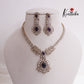 Trendy CZ Sparkling Leaf Pendant Necklace NC2336 (Available in 3 colours)