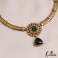 Pretty Teardrop Motifs Hasli Choker NC2927