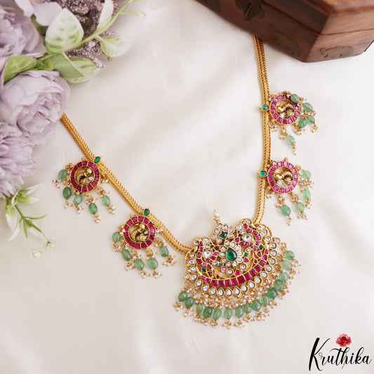 Elegant Jadau Kundan Heritage hasli Necklace NC2226