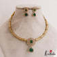 Pretty Teardrop Motifs Hasli Choker NC2927