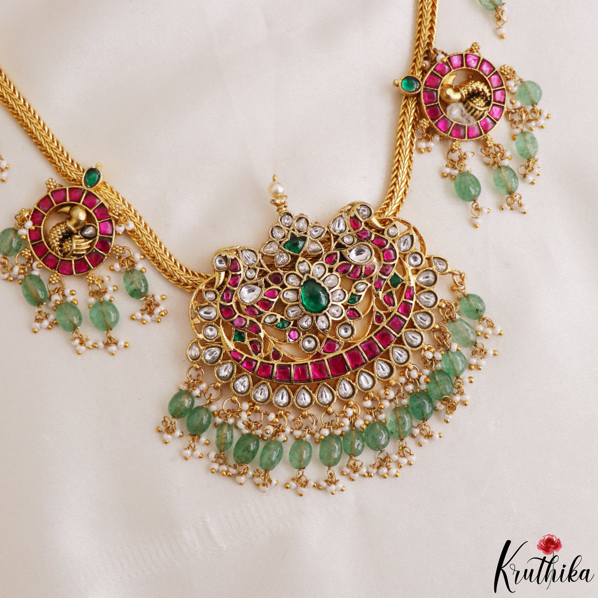 Elegant Jadau Kundan Heritage Necklace NC2226