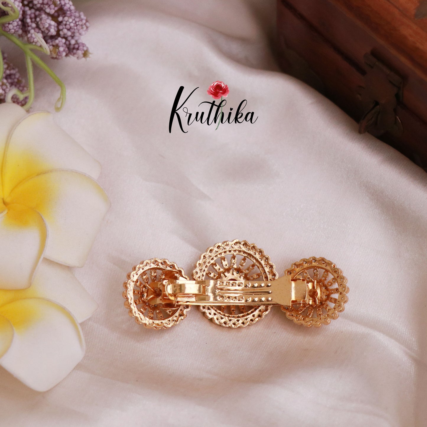Beautiful Sparking CZ Hair Clip J181