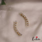 Sparkling AD Stones Ear Climbers E931