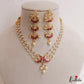 Elegant Multi Pearl Strand Jadau Choker NC3030