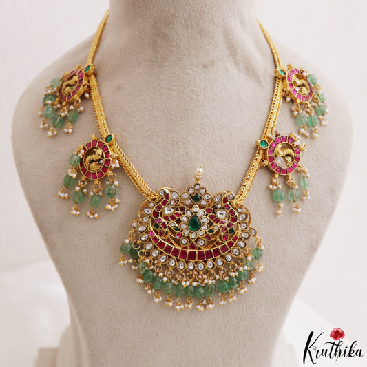 Elegant Jadau Kundan Heritage hasli Necklace NC2226