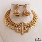 Gorgeous Antique Peacock Motifs Lakshmi Kasu Necklace NC3210