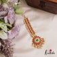 Gorgeous Floral Motifs Jadau Maang Tikka With Pearl Drops MT364
