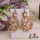 Sparkling Teardrop AD Victorian Chandbali Earrings E1063 (Available In 4 Colors)