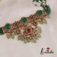 Gorgeous CZ Victorian Choker With Multi Strand Pearl Chain  NC2605 (Available in 2 Colors)