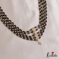 Trendy Square Motifs Multi Layer Pearl Bead Haaram LH2134 (Available In 5 Colors)