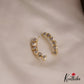 Trendy Triangle Motifs AD Stones Ear Climbers E933