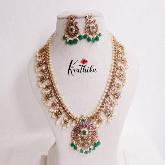 Premium Peacock Kemp Guttapoosalu Haaram LH2017