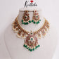 Premium Peacock Kemp Guttapoosalu Necklace NC2546