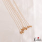 Beautiful Peacock Motifs Multi Pearl Strand Kemp Jada Billa With Golden Bead Drops J416