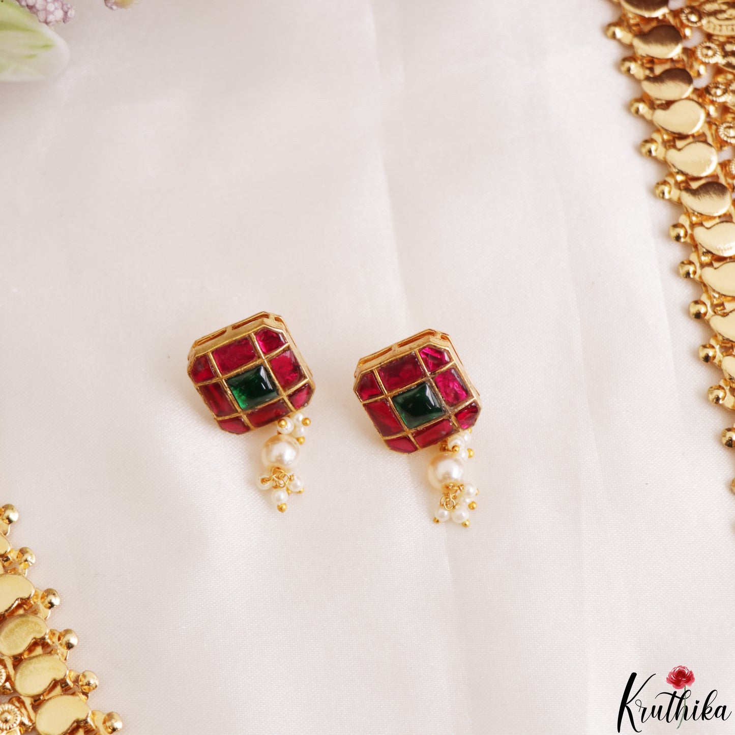 Premium Antique Lakshmi Kasu Jadau Haaram With Peacock Puligoru Pendant LH2188 (Available In 3 Colors)