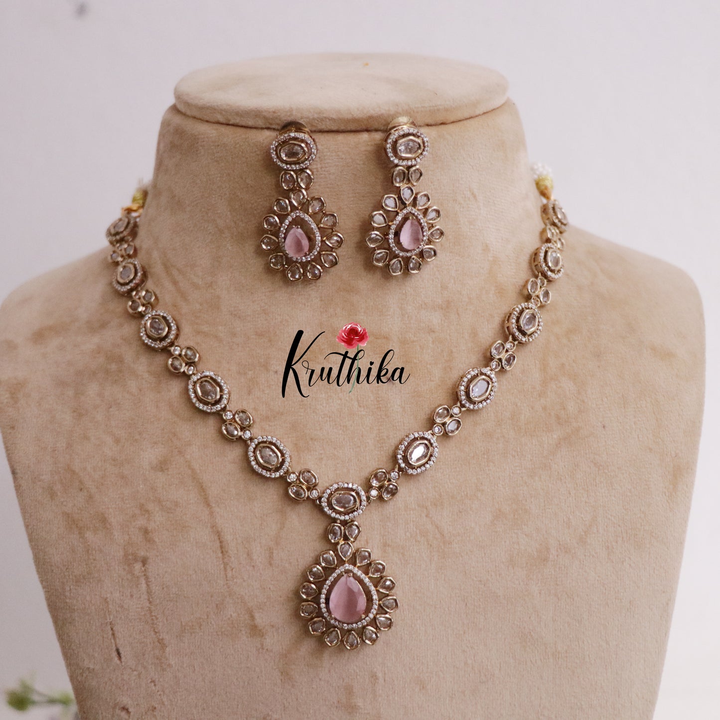 Trendy CZ Changeable Stones Necklace NC2249