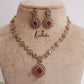Trendy CZ Changeable Stones Necklace NC2249