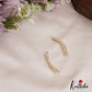 Simple AD Stones Ear Climbers E927