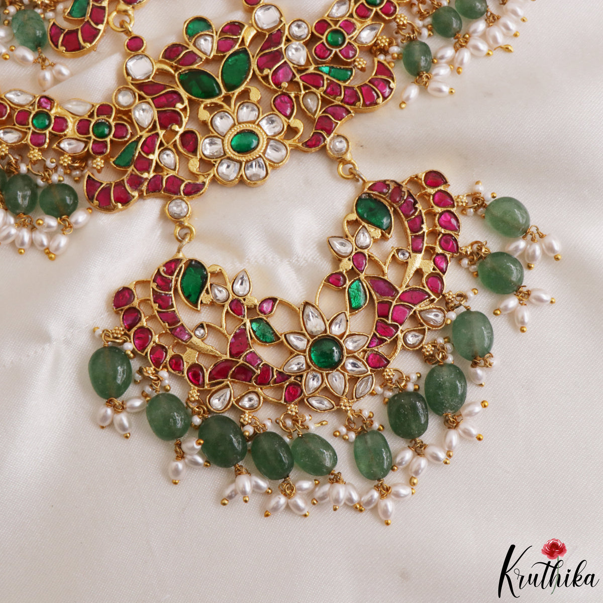Bridal Grandeur Jadau Kundan Haaram LH2500