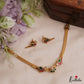 Elegant Lotus Peacock Motifs Jadau Choker NC3046