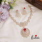 Gorgeous CZ Floral Changeable Stones Victorian Necklace NC2282