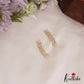 Pretty Floral Motifs AD Stones Ear Climbers E935