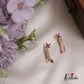 Beautiful Kemp Stone Floral Ear Climbers E790 (Available In 3 Colours)