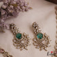 Sparkling Leaf Motifs CZ Victorian Necklace NC3012 (Available In 3 Colors)