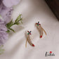 Beautiful Kemp Stone Floral Ear Climbers E790 (Available In 3 Colours)