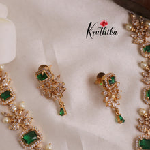 Elegant AD Victorian Stone Necklace NC1933 [Available in 2 colours]