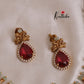 Pre order-Elegant Peacock Victorian Moissanaite Stones Necklace with Pastel Green Beads NC1940-Pre order booking 25 to 30 days