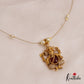 Beautidul CZ Lord Ganesha Pendant Invisible Chain NC2746 (Available In 2 Colors)