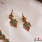 Elegant Floral Motifs Gold-Tone CZ Necklace NC3224 (Available In 3 Colors)