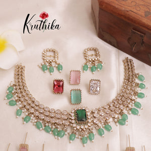 Beautiful AD/Victorian Changeable Stones Necklace NC1941