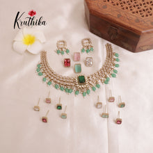 Beautiful AD/Victorian Changeable Stones Necklace NC1941