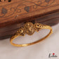 Elegant Antique Lord Krishna Motifs Bracelet/Openable Single Kada B539