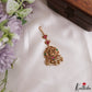 Classic Antique Lakshmi Peacock Motifs Jadau Maang Tikka With Pearl Bead Drops MT402 (Available In 4 Colors)