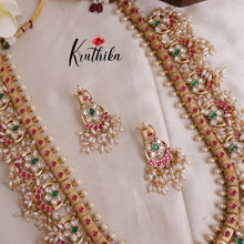 Royal Jadau Floral Guttaposalu Haram LH1838