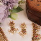 Elegant Floral Motifs Guttapoosalu Necklace With Pearl Drops NC2787