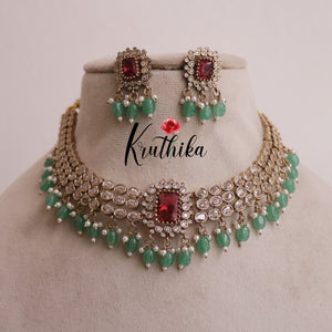 Beautiful AD/Victorian Changeable Stones Necklace NC1941