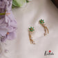 Beautiful Kemp Stone Floral Ear Climbers E7781 (Available In 3 Colours)