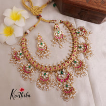 Royal Jadau Floral Guttaposalu  Necklace NC1911