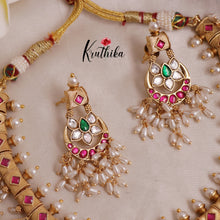 Royal Jadau Floral Guttaposalu  Necklace NC1911