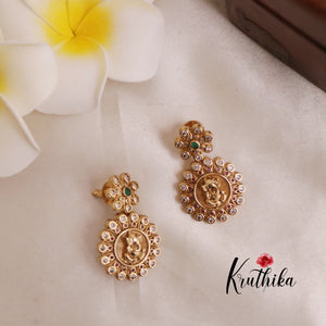 Gorgeous Ganesha with flower design choker NC1936
