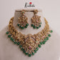 Premium Lakshmi Jadau Necklace NC1945  (Available in 2 Colours)
