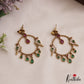 Pretty Peacock Motifs Kemp Earrings E1131 (Available In 2 Colors)