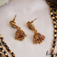 Layered golden beads necklace NC3300