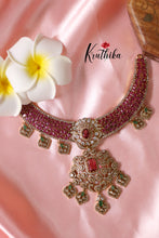 Premium Victorian/CZ Necklace-Ruby NC1272